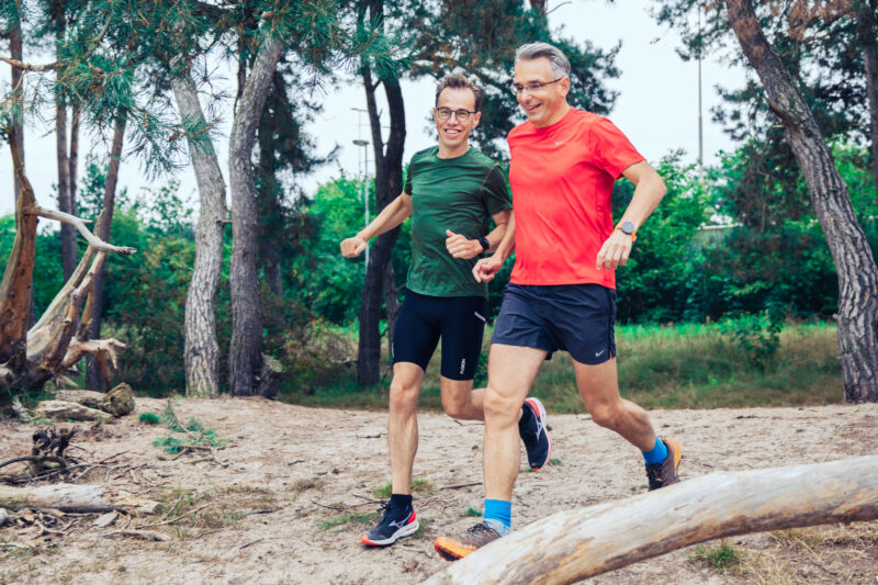 Samenlopers Michel en Erik